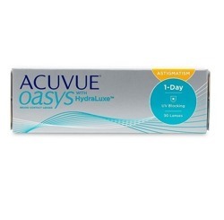 ACUVUE OASYS 1-Day с технологией HydraLuxe for Astigmatism (30 шт.)